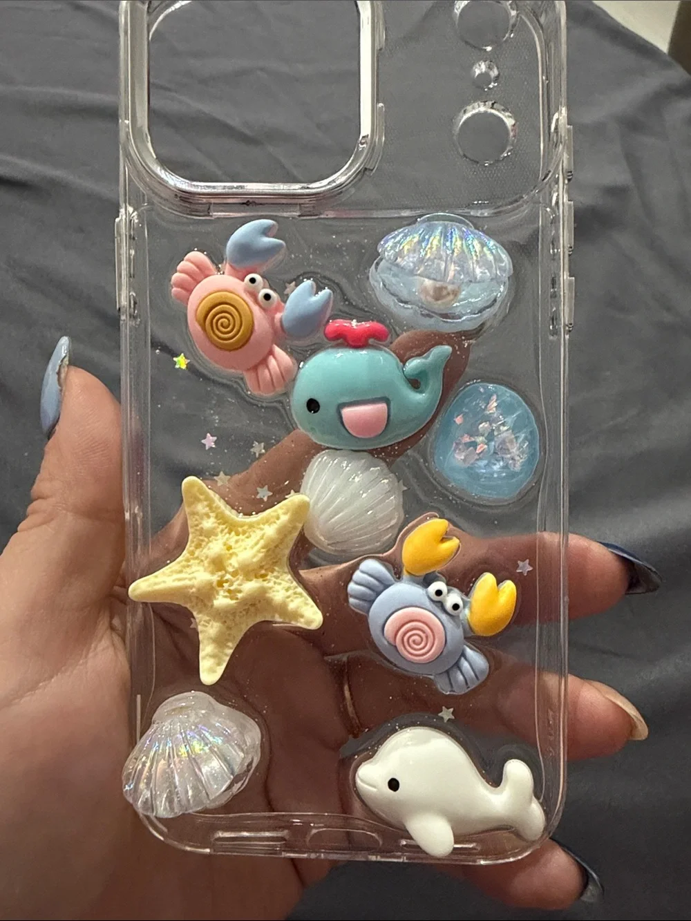 iPhone 17 pro max 3D sea creature case